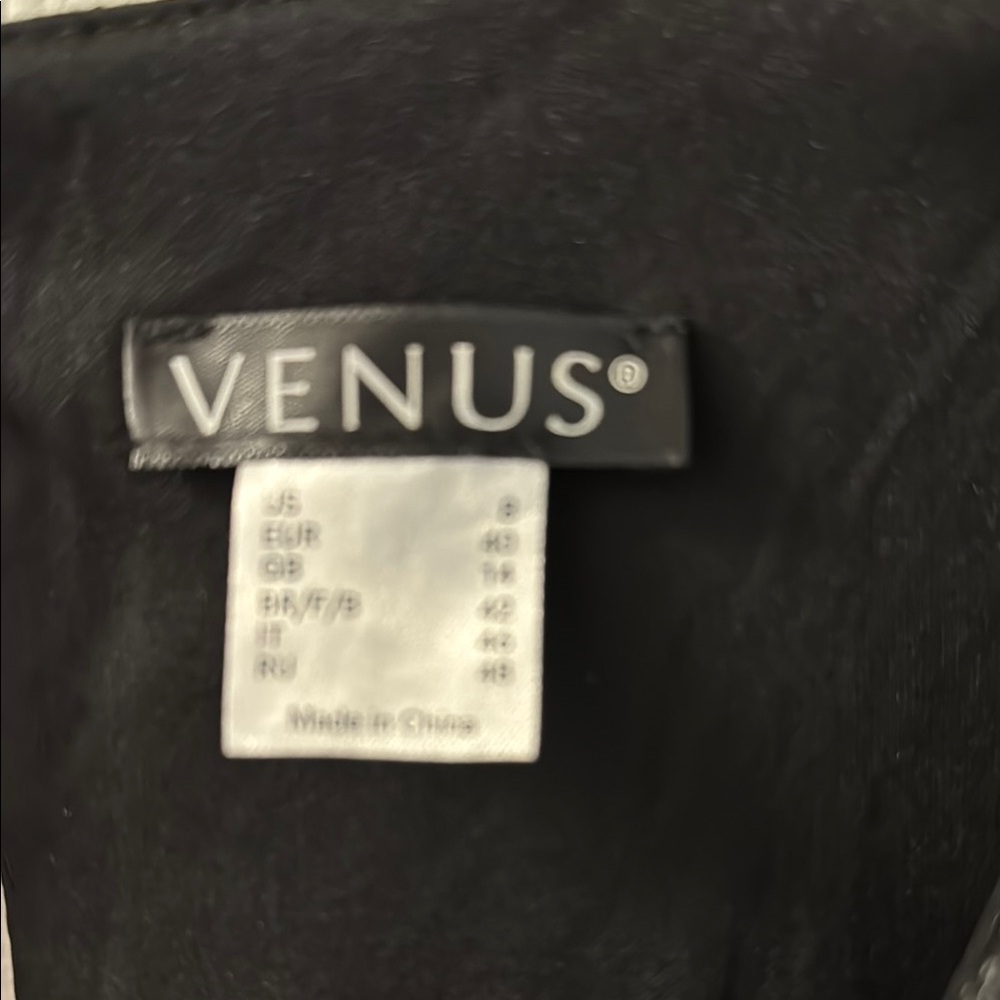 VENUS Black Sequin skort - Picture 2 of 5